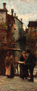 Angelo Dall\'Oca Bianca - Il venditore ambulante