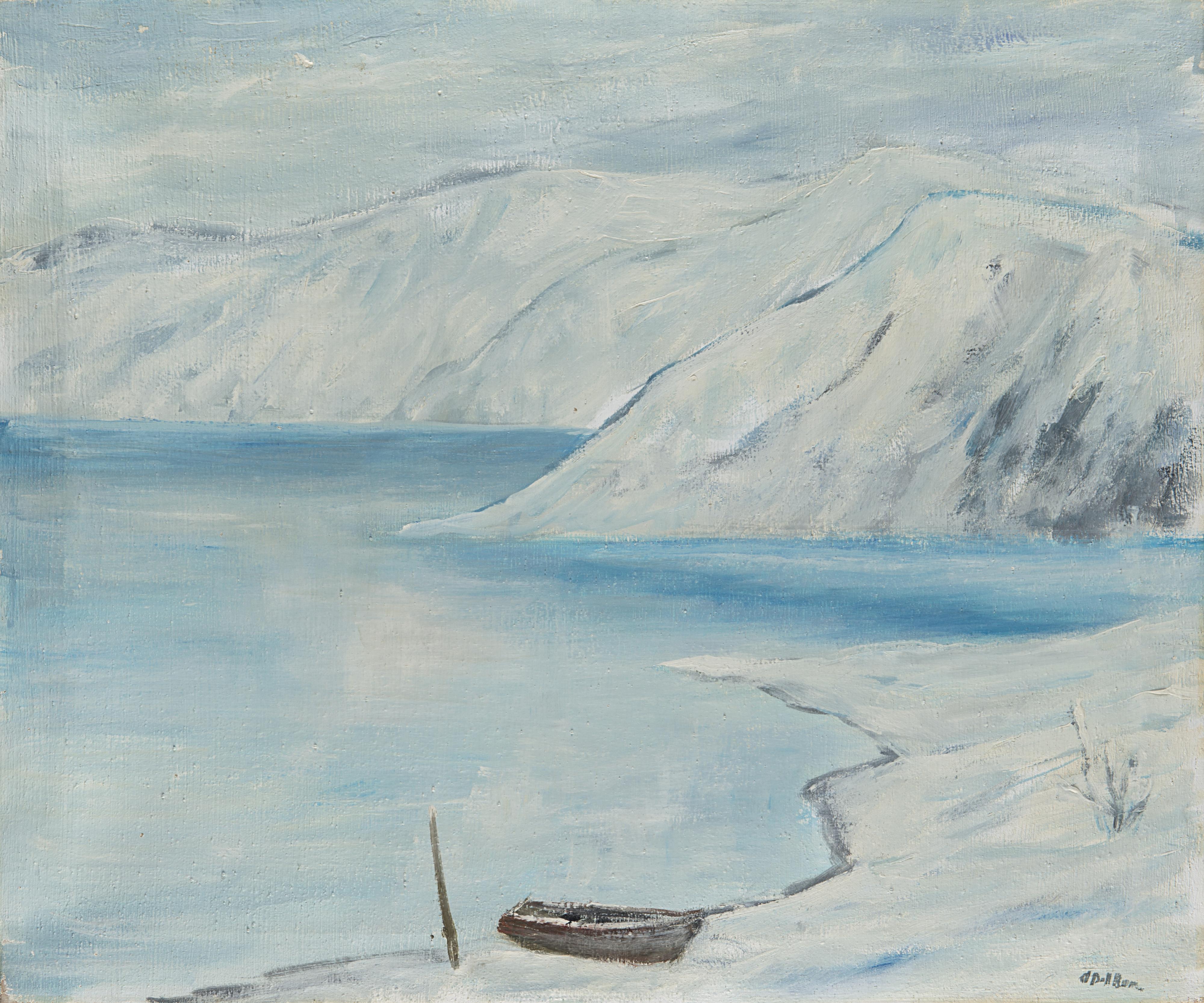 Angelo Del Bon - Paesaggio innevato