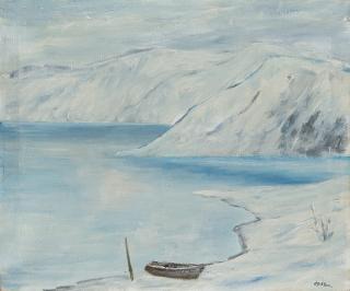 Angelo Del Bon - Paesaggio innevato