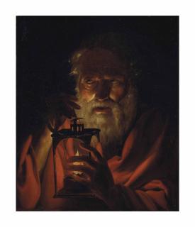 Angelo Inganni - Diogène