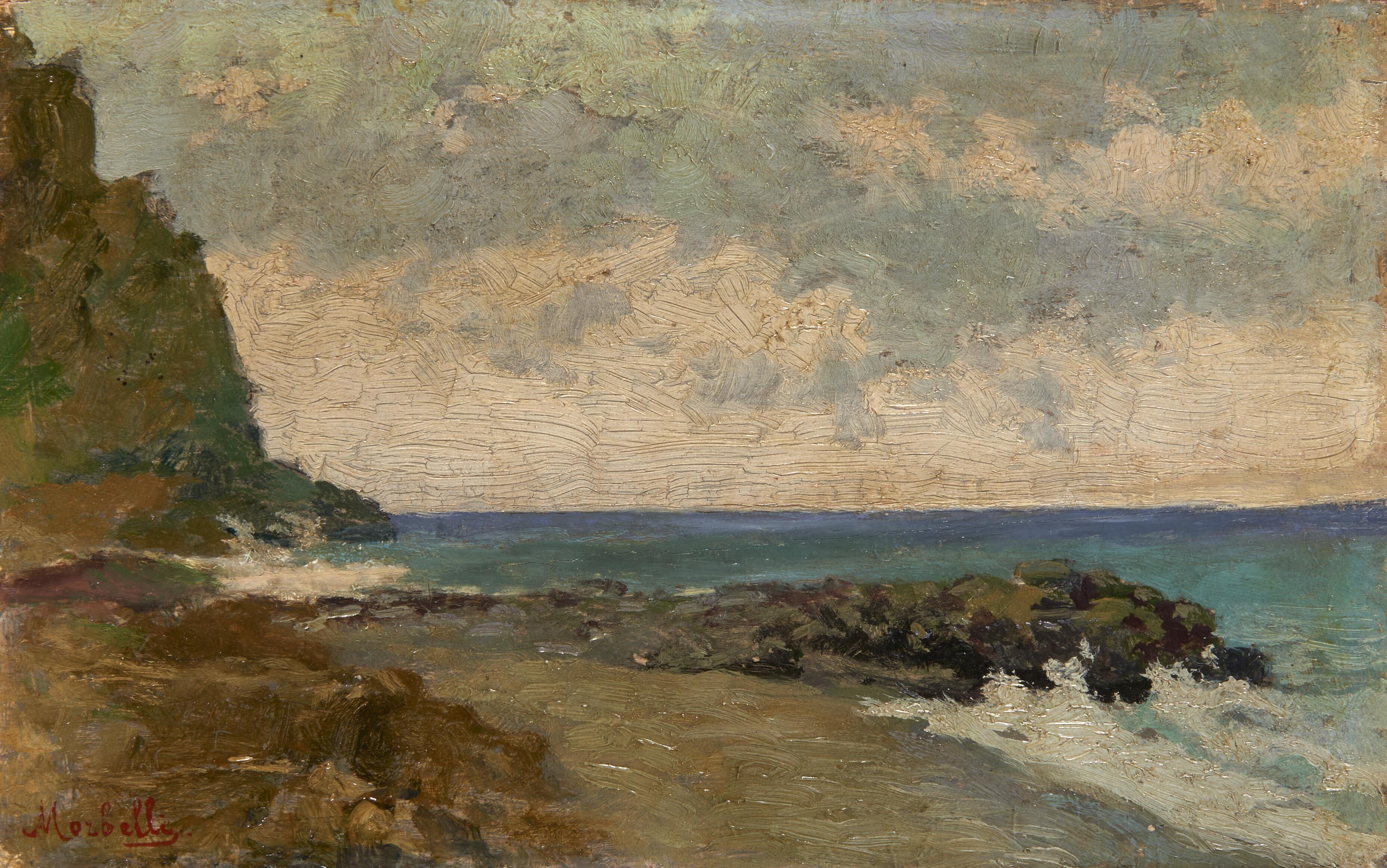 Angelo Morbelli - Marina ligure