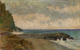 Angelo Morbelli - Marina ligure