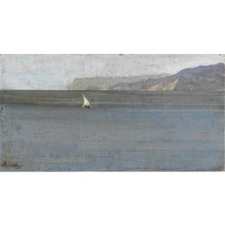 Angelo Morbelli - Veduta Di Capo Noli