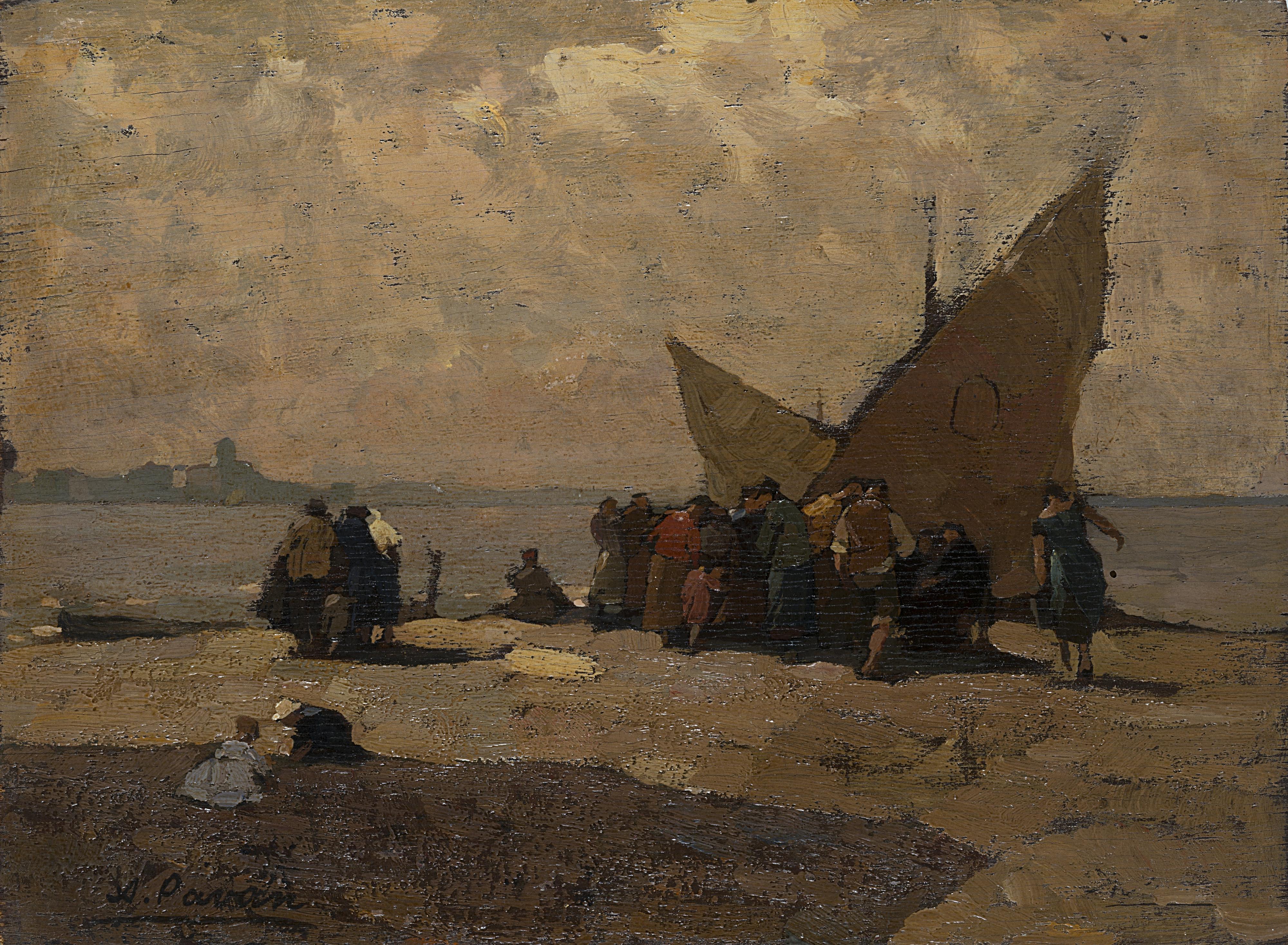 Angelo Pavan - Marina con vele