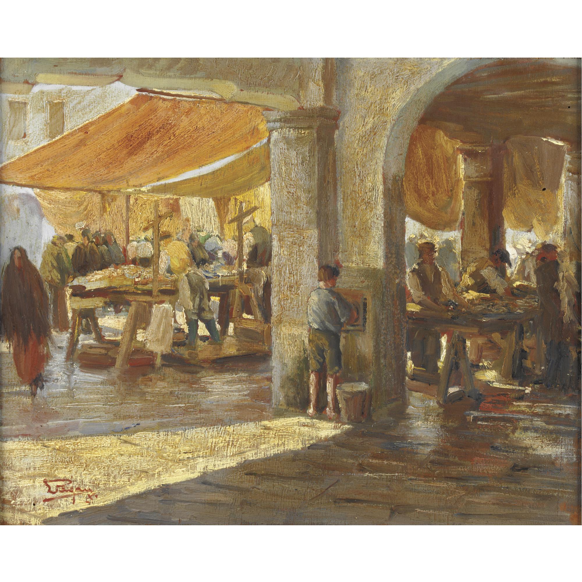 Angelo Pavan - Mercato Del Pesce A Venezia