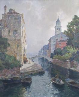Angelo Pavan - Venezia, Rio San Giuseppe