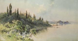 Angelos Giallina - A view of the coast of Corfu