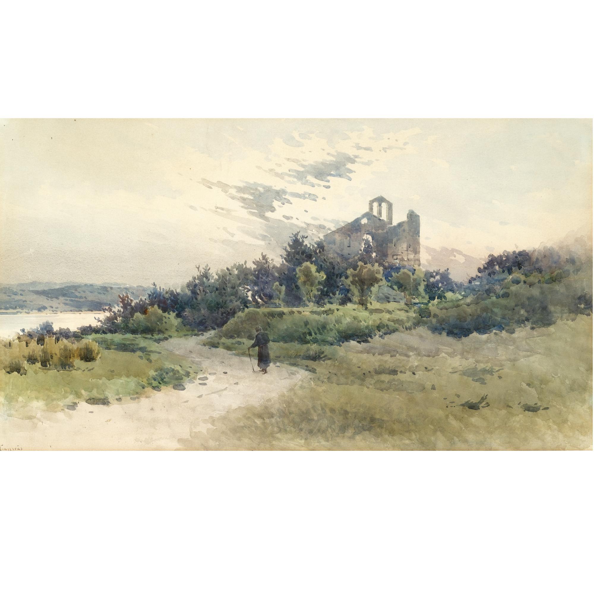 Angelos Giallina - Greek A Church By The Coast, Corfu