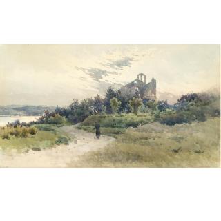 Angelos Giallina - Greek A Church By The Coast, Corfu