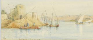 Angelos Giallina - Shipping in a bay in Baliana, Egypt