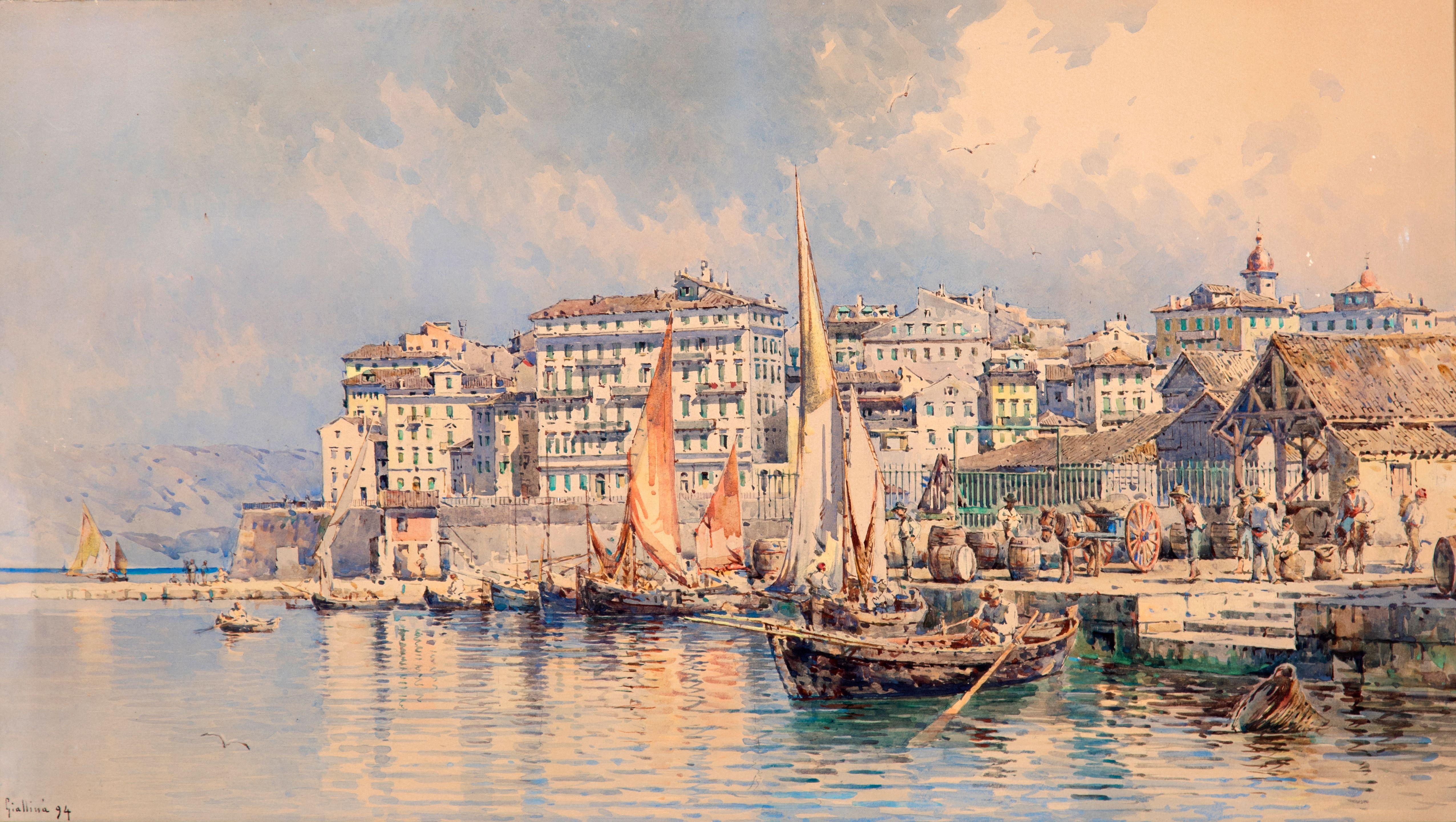 Angelos Giallina - Vue de Corfou