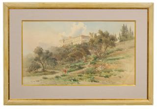 Angelos Giallina - Vue sur le Palais de Corfou