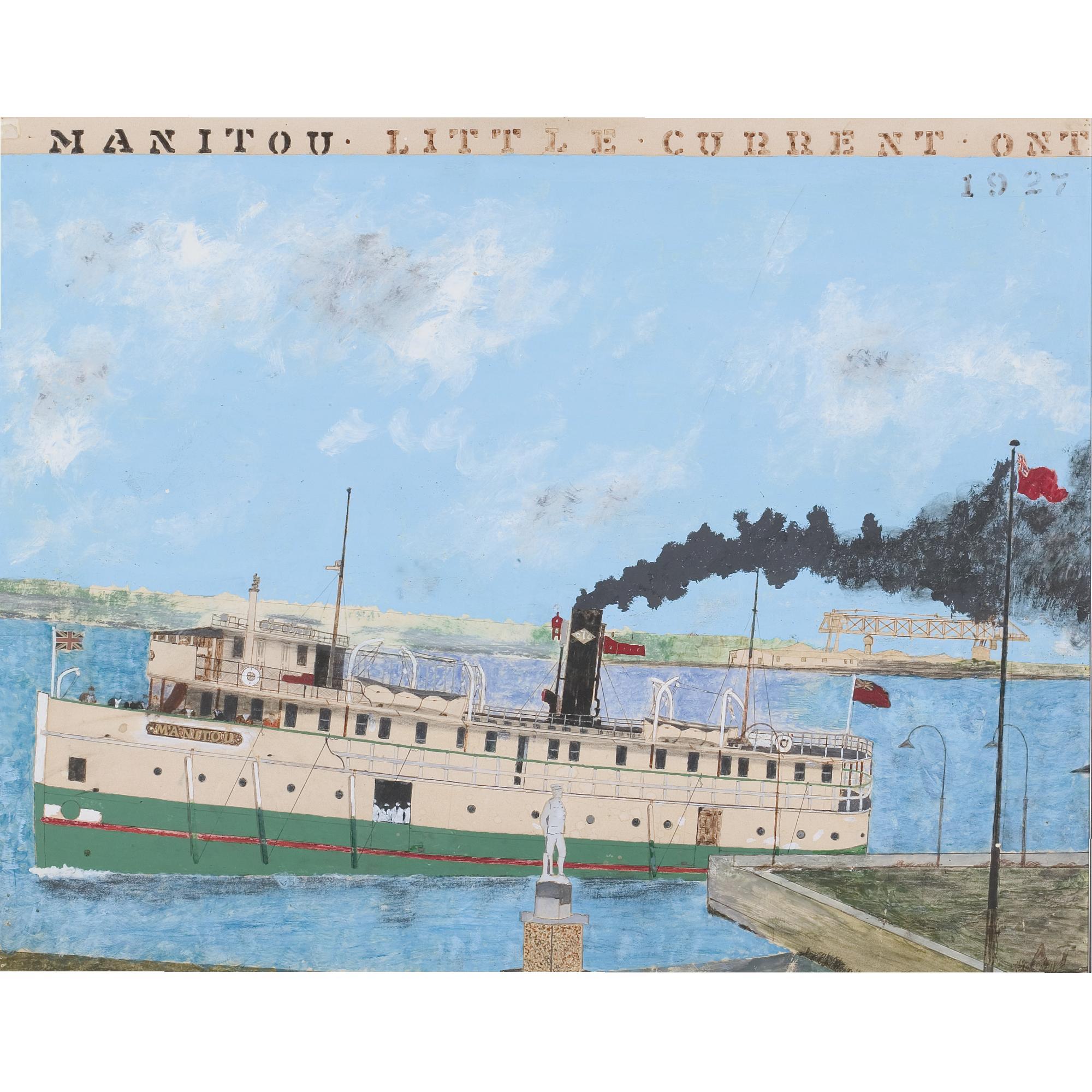 Angus Trudeau - Norgoma South, Baymouth; Manitou, Little Current, Ontario, 1927 (A Pair)