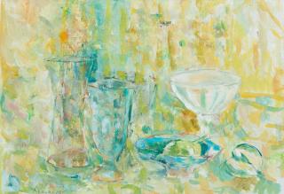 Anitra Lucander - Stilleben i grönt