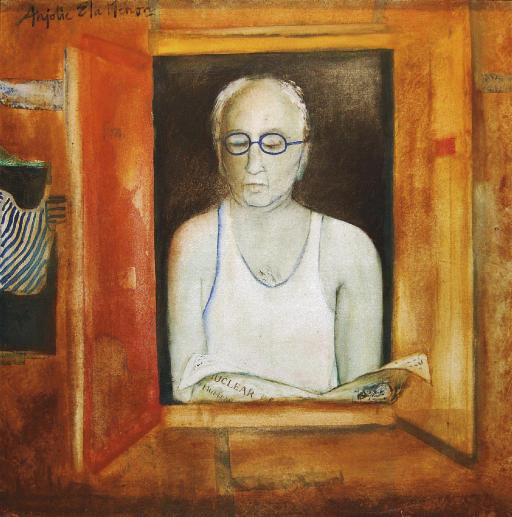 Anjolie Ela Menon - Looking Out of a Window