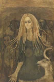 Anjolie Ela Menon - Untitled (Madonna Of Merriweather Road)