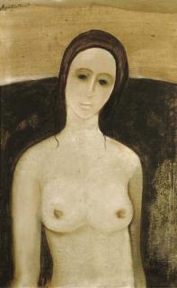 Anjolie Ela Menon - Untitled (Nude)