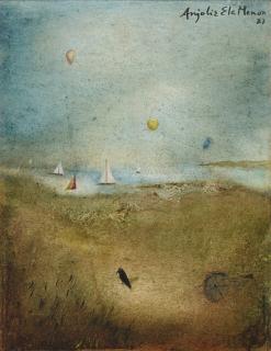 Anjolie Ela Menon - Untitled (Seaside)