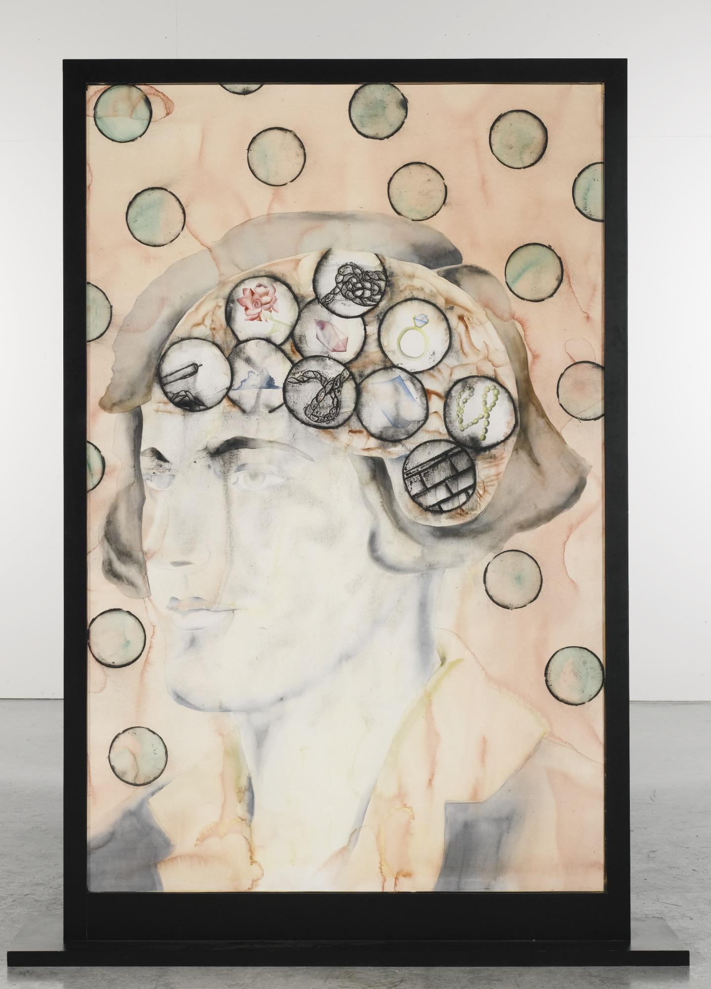 Anju Dodiya - Clouds (Recto/Verso)