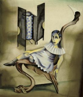 Anju Dodiya - Untitled (Leda)