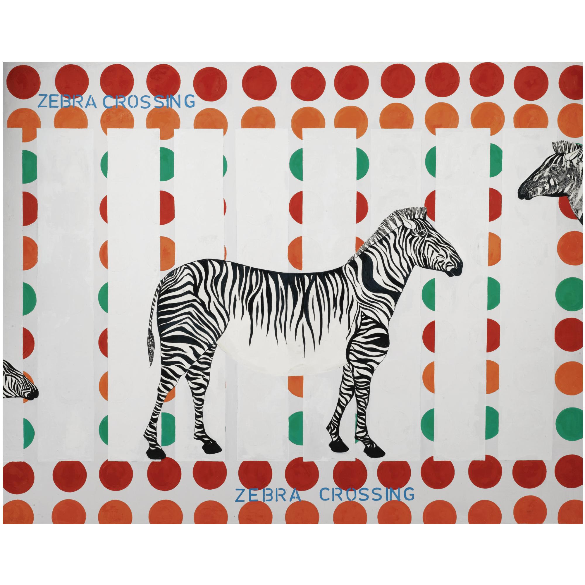 Anjum Singh - Zebra Crossing