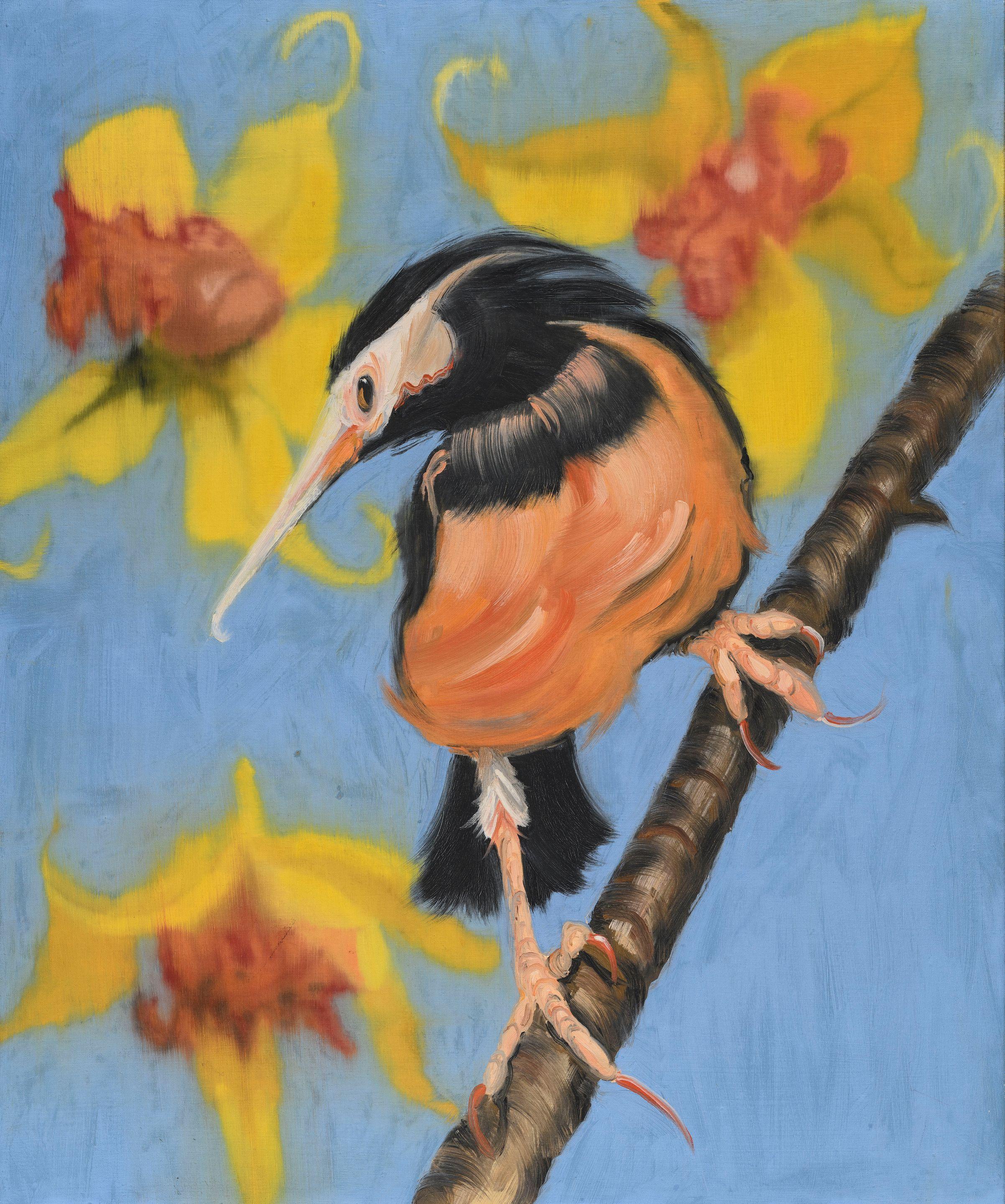 Ann Craven - Blue Pecker #3, 2003