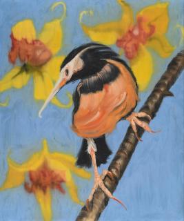 Ann Craven - Blue Pecker #3, 2003