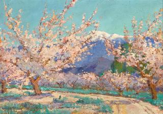Anna Althea Hills - Springtime, Almond Trees, Banning, California