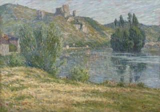 Anna Boch - Ruines de Château Gaillard, La Seine