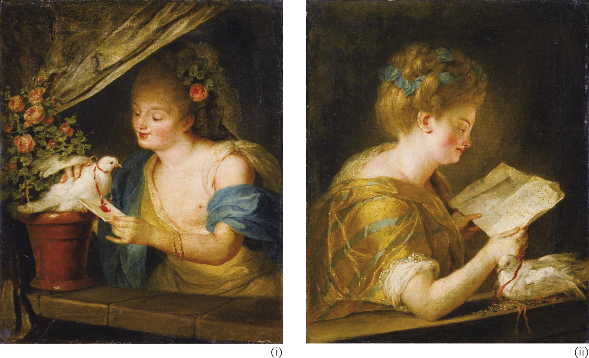 Anna Dorothea Therbusch - L\'Arrivée De La Lettre D\'Amour La Lecture De La Lettre D\'Amour