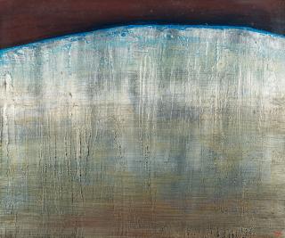 Anna-Eva Bergman - „Mur de glace en brume (no 12-1971)“