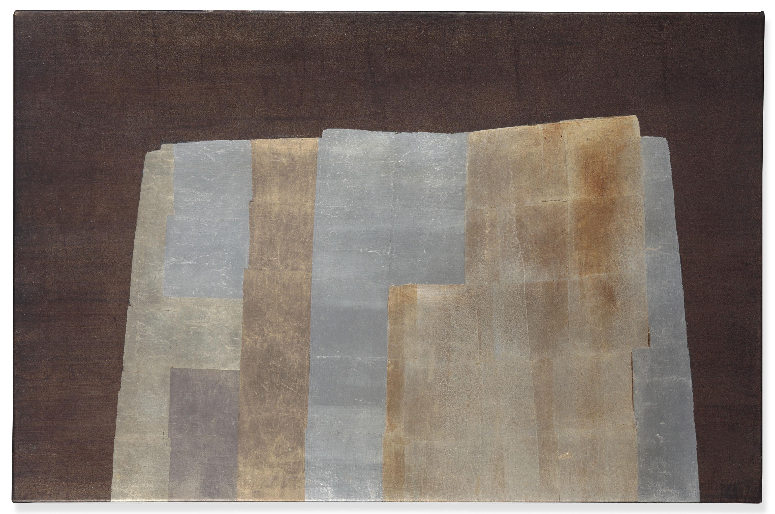 Anna-Eva Bergman - N°11-1964 Blockhaus D\'Argent (Silver Block House)