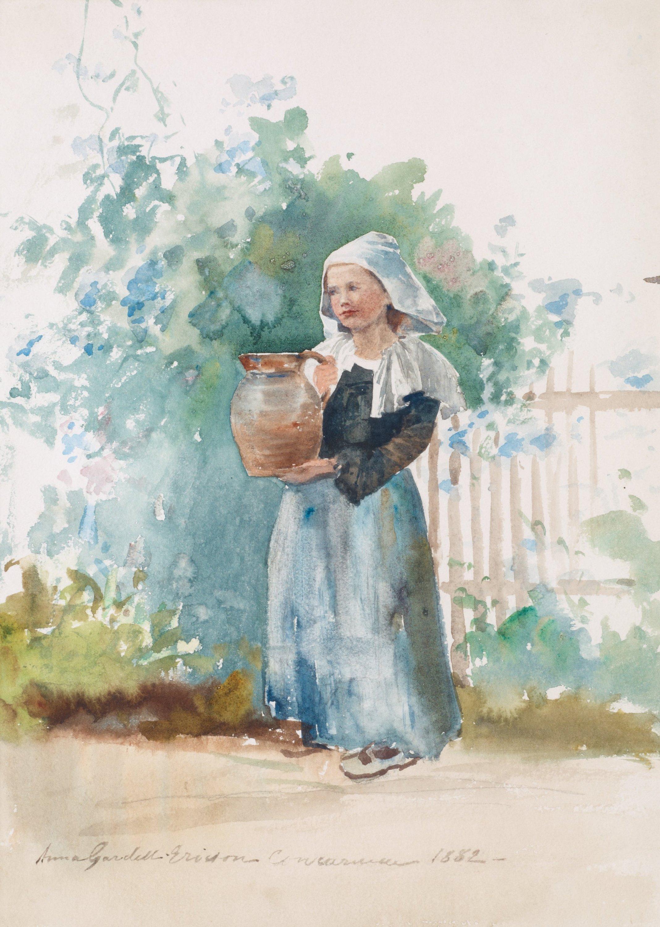 Anna Gardell-Ericson - Girl with jug, Brittany
