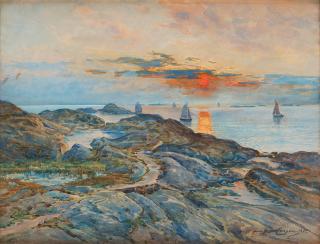 Anna Gardell-Ericson - Sunset over the coast