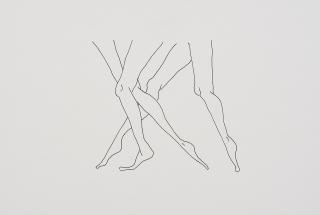 Anna Gaskell - Ohne Titel (Strumpfbeine 1).