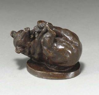 Anna Hyatt Huntington - Bear Playing on its Back