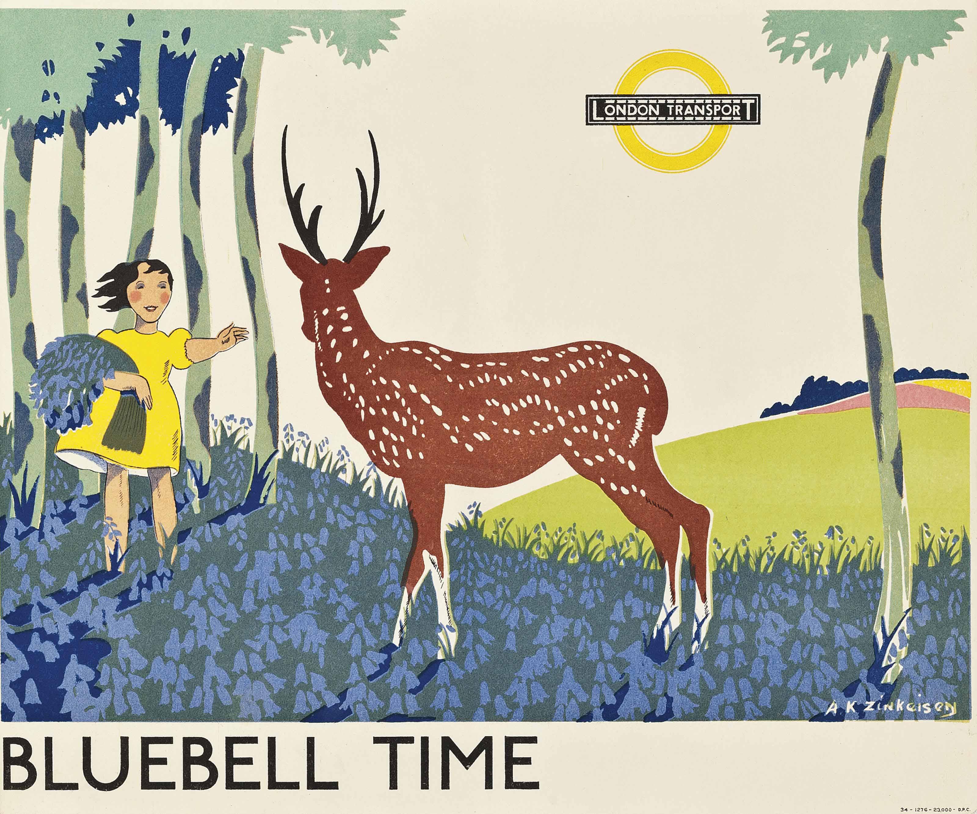 Anna Katrina Zinkeisen - Bluebell Time