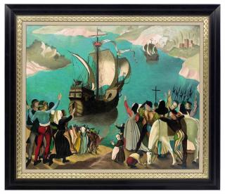 Anna Katrina Zinkeisen - Bristol ships