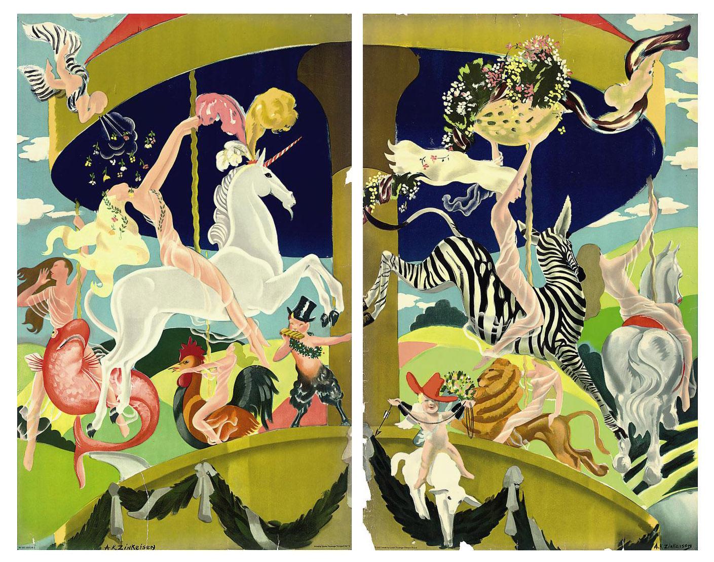 Anna Katrina Zinkeisen - Merry-Go-Round