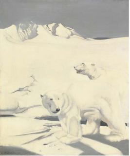Anna Katrina Zinkeisen - Polar Bears