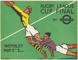 Anna Katrina Zinkeisen - Rugby League Cup Final