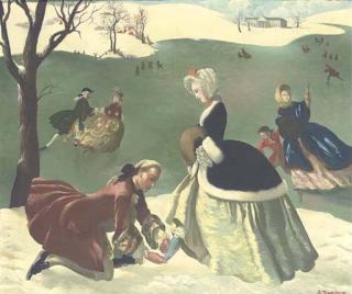 Anna Katrina Zinkeisen - Skating