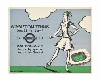 Anna Katrina Zinkeisen - Wimbledon Tennis