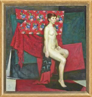 Anna Marinova - Red nude