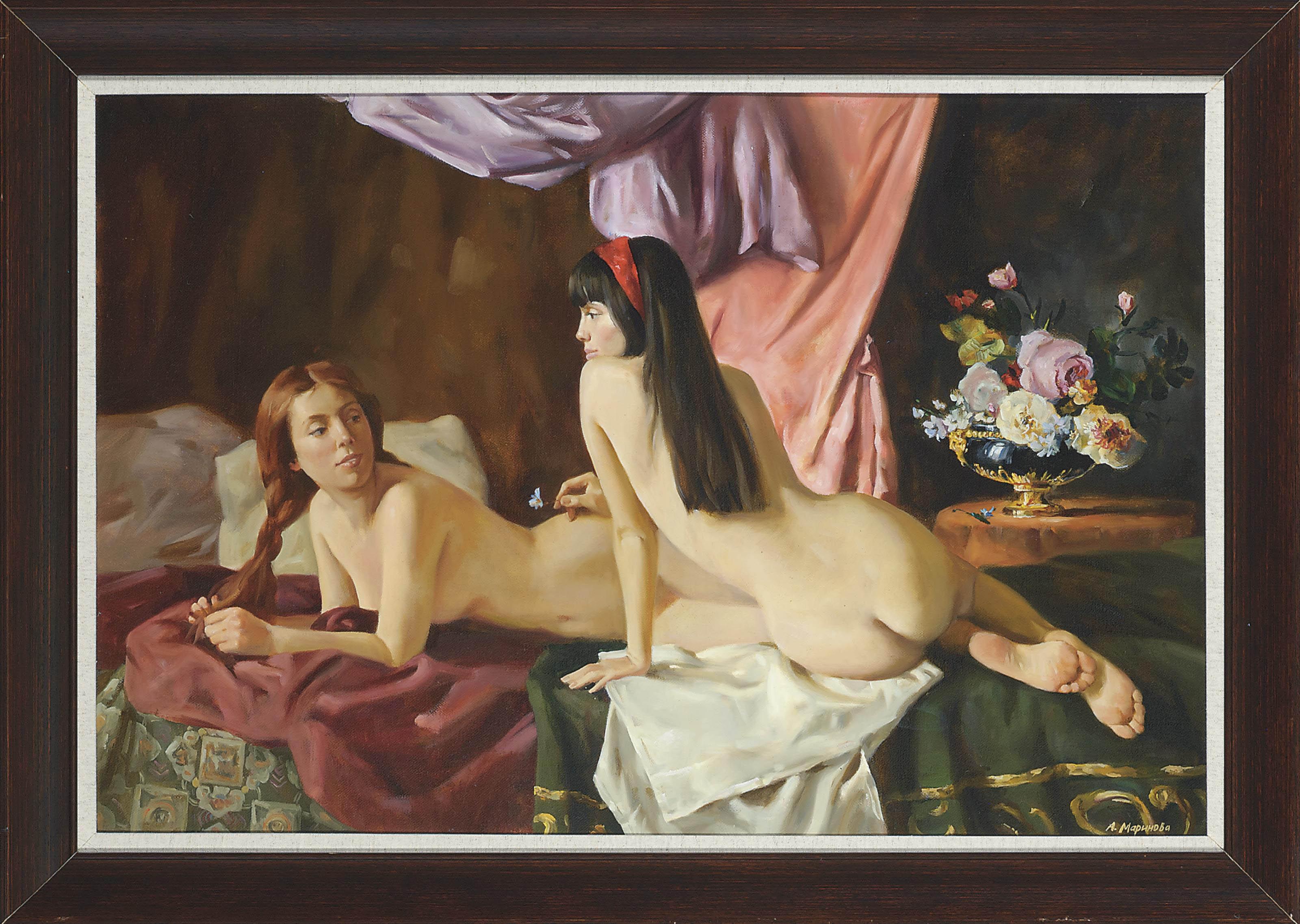 Anna Marinova - Two models