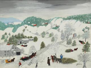 Anna Mary Robertson (Grandma) Moses - Christmas Trees