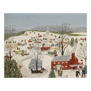 Anna Mary Robertson (Grandma) Moses - Deep Snow