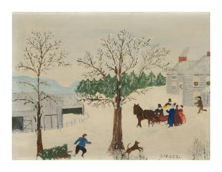 Anna Mary Robertson (Grandma) Moses - Home For Christmas