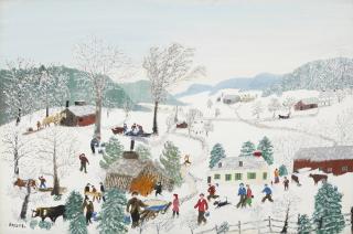Anna Mary Robertson (Grandma) Moses - March