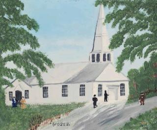 Anna Mary Robertson \'Grandma\' Moses - Old Church, White Creek, New York